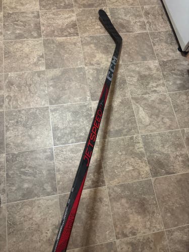 Senior CCM JetSpeed FT7 Pro Left Hand Hockey Stick P29 75 Flex Pro Stock (Used)