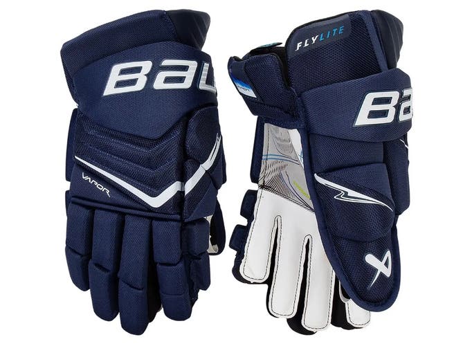 Bauer Vapor Flylite Navy Gloves 14”