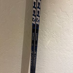 Senior CCM JetSpeed FT5 Pro Right Handed Hockey Stick P90 80 Flex Pro Stock (Used)