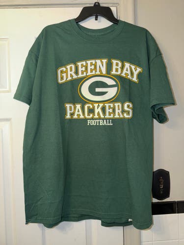 NFL Team Apparel Green Bay Packers Football Graphic T Shirt Men’s Size XL Brand New With Tags