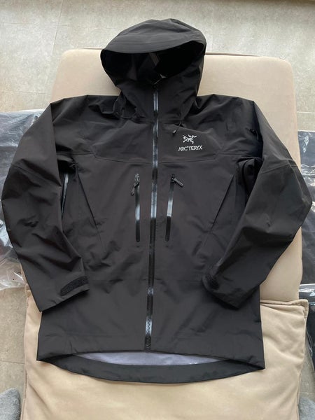 Arc'teryx Alpha SV Gore-Tex Pro Jacket Black Waterproof Shell Hooded Size L
