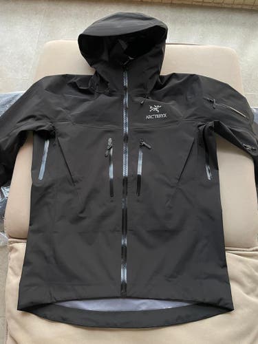 Arc'teryx Alpha SV Gore-Tex Pro Jacket Black Waterproof Shell Hooded Size M