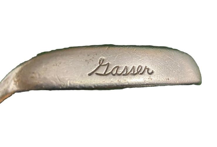 Stan Thompson Gasser Napa Blade Putter RH Hickory Shaft 35" Leather Grip Sweet