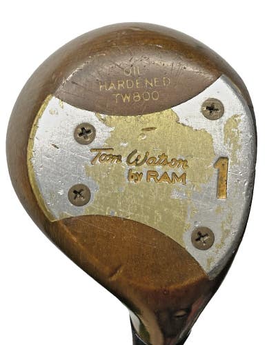 RAM Tom Watson TW800 Oil Hardened Persimmon Driver RH Men's Regular Steel 43" HC