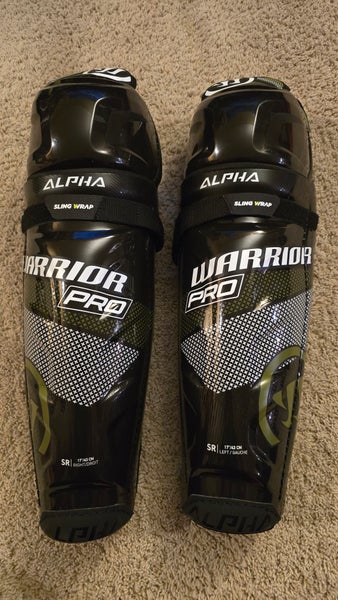 Senior Warrior Alpha Pro 17" Shin Pads (New)