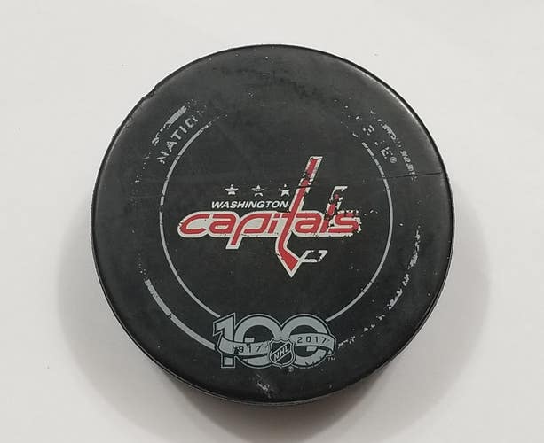 2017 Cup Playoffs Washington Capitals vs Pittsburgh Penguins NHL Game Used Puck