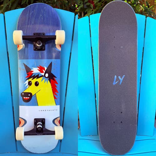 Landyachtz ATV Classic Howdy Complete Skateboard 8.5” - Polar Bear 155mm Trucks