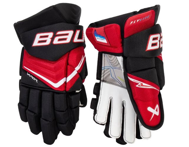 Bauer Vapor Flylite Black/Red Gloves 13"