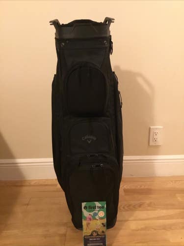 Callaway ORG14M Cart Golf Bag with 14-way Dividers & Rain Cover *VGC*