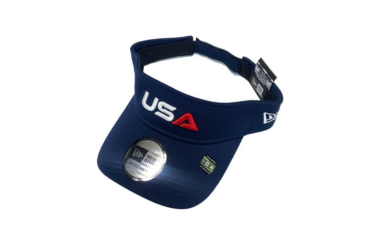 NEW 2025 Men's New Era Ryder Cup Navy Adjustable Golf Visor
