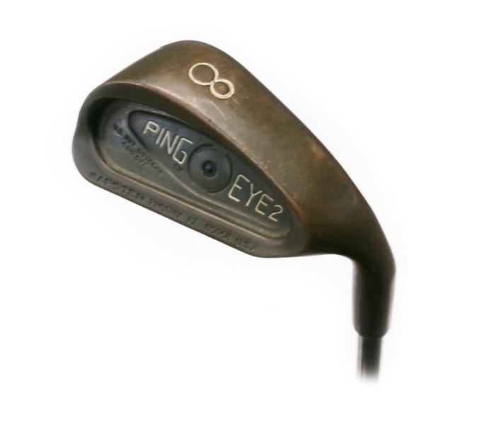 Ping Eye 2 BeCu Single 8 Iron Black Dot Steel Ping ZZ Lite Stiff
