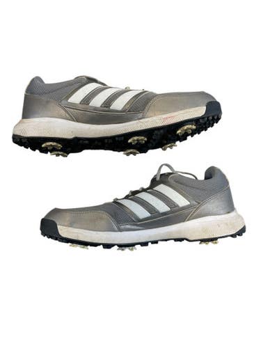 Used Adidas Mens Golf Shoes Grey Senior 10 11873-S000235554
