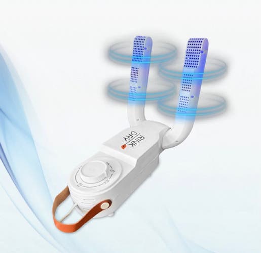 NEW Rinkdry portable skate and glove dryer with UV disinfectant lights.