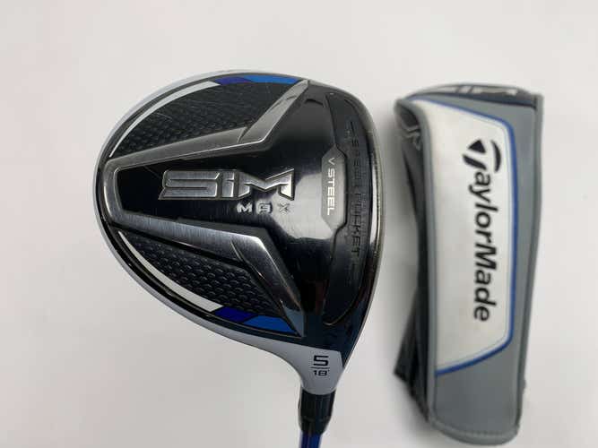 TaylorMade SIM MAX 5 Fairway Wood 18* OBAN Devotion 6 Blue 04 65g Stiff RH HC