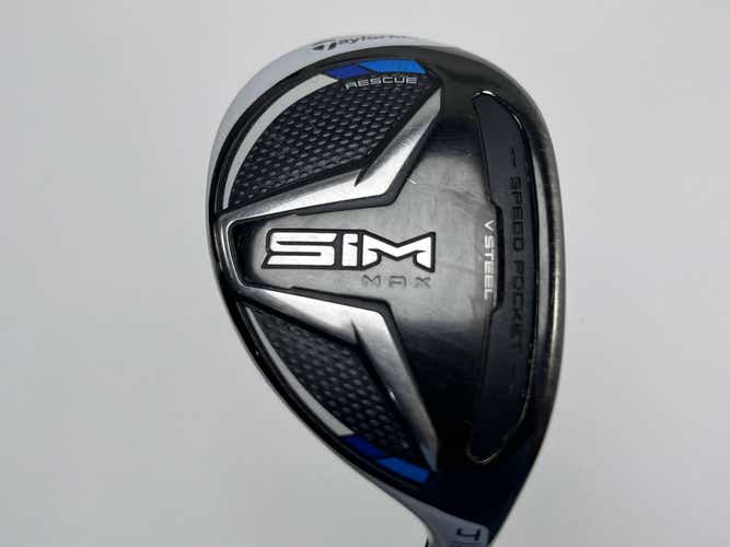 TaylorMade SIM MAX 4 Hybrid 22* Fujikura Atmos HB Tour Spec 8S Stiff RH