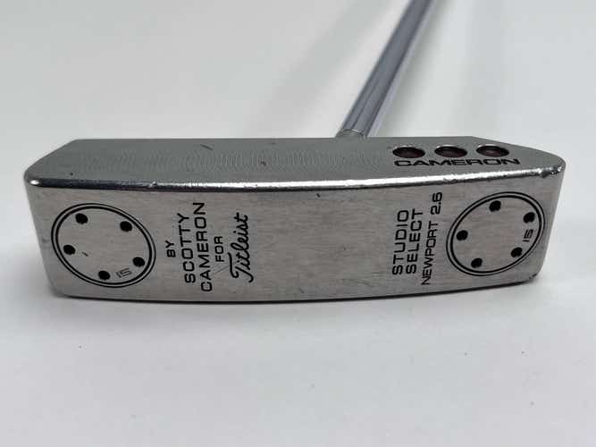 Scotty Cameron Studio Select Newport 2.6 Putter 34" SuperStroke Slim 3.0 Mens RH