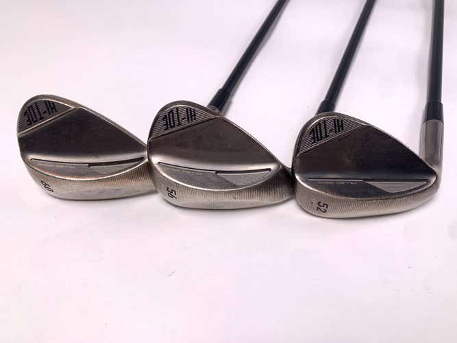 TaylorMade Hi-Toe 4 Wedge Set 52*9 | 56*11 | 60*11 Max Graphite Iron 65g Reg LH