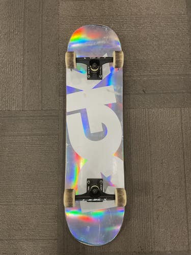 Used DGK SKATEBOARD Complete Skateboard Grey 8" 11614-S000233724