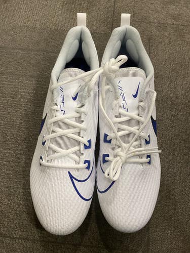 Used Nike VAPOR EDGE SPEED 360 2 Adult FB Cleats White Senior 15 11614-S000233696
