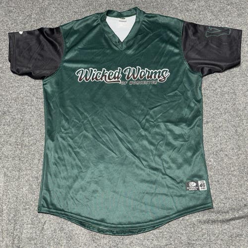 Wicked Worms of Worcester Red Sox Woo Sox #21 Team Issued Game Alt. Jersey Sz 46