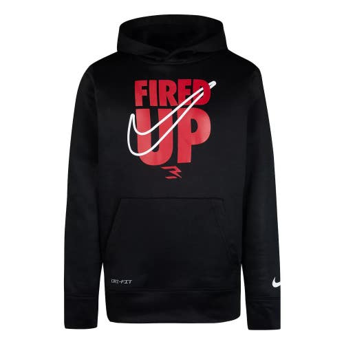 Nike 3BRAND by Russell Wilson Hoodie Boys M Black Long Sleeve Pullover DSGL540