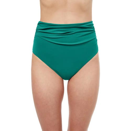 Profile by Gottex Tutti Frutti Bikini Bottom Women's 6 Emerald Swimwear DSGL652
