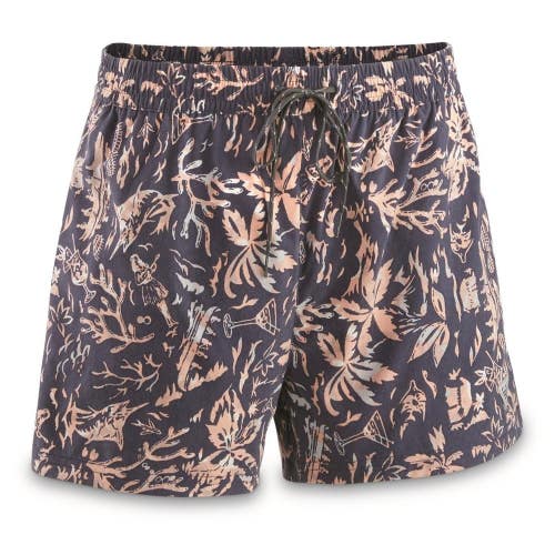 Columbia Rugged Water Shorts Women's XL Multi Graphic Drawstring Waist DSGL559