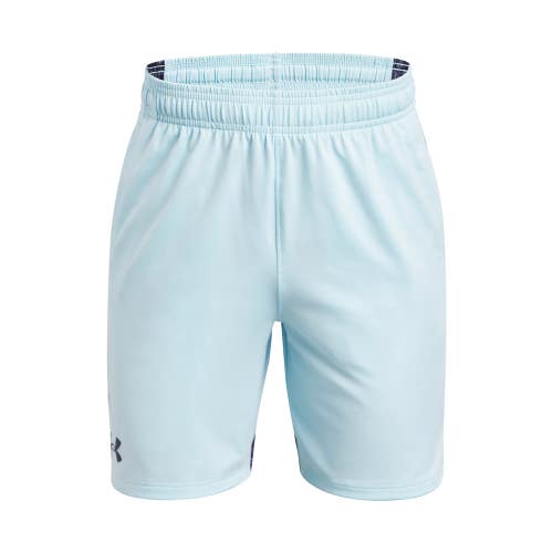 Under Armour Tech Shorts Boys L Stream Stretch Vent Print Blocked Active DSGL586