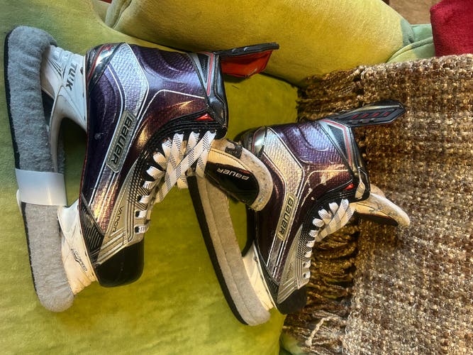 Black/Gray 2015 Bauer Vapor IX Hockey Skates