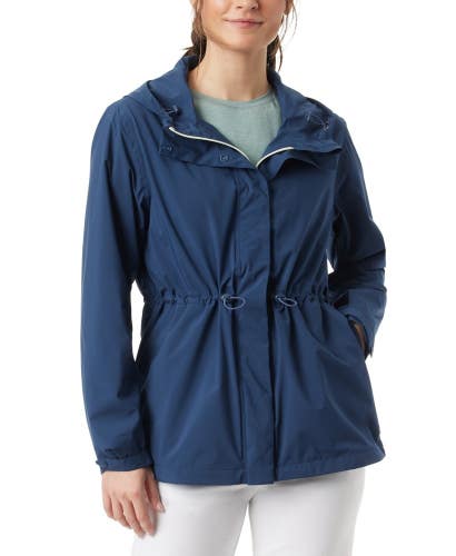 Bass Outdoor Spring Anorak Jacket Womens Large Big Dipper Full Zip Hooded UPS745