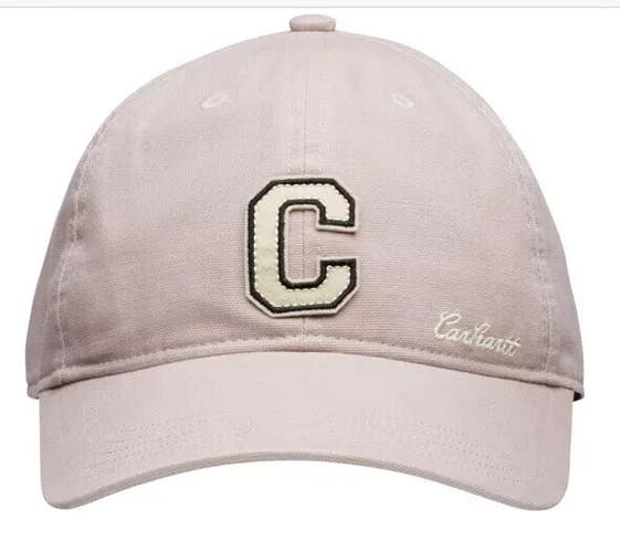 Carhartt Women's OS Pink Canvas 100% Cotton C Patch Logo Baseball Cap APP1869
