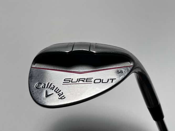 Callaway Sure Out Wedge 58* KBS 90g Wedge Steel Mens RH Midsize Grip