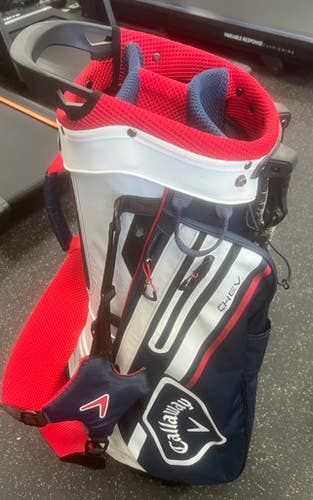 Used Callaway CHEV Mens Stand Bag Navy Blue 11497-S000156718