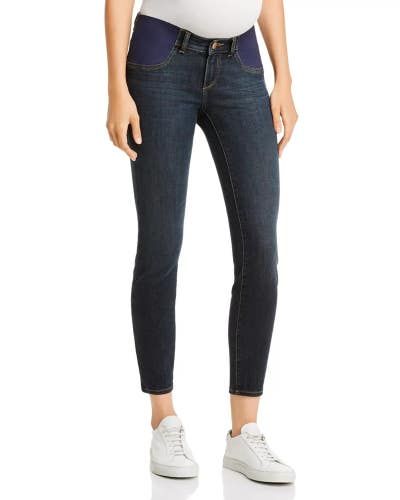 DL1961 Florence Jeans Women's 28 Blue Denim Dark Wash Skinny Leg Ankle RED103