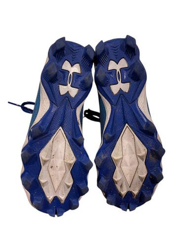 Used Under Armour Jr FB Cleats Royal Blue Junior 02 11847-S000033901