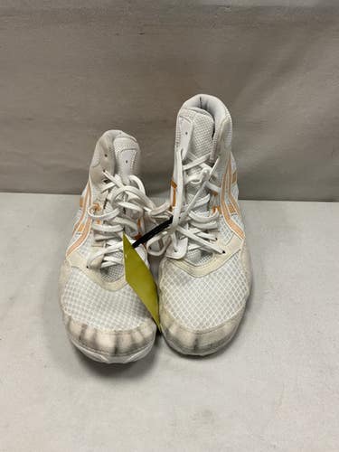 Used Asics Wrestling Shoes White Senior 10.5 11490-S000270957