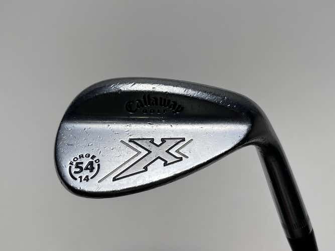 Callaway X Forged Chrome Wedge 54* 14 Bounce Wedge Steel Mens RH Midsize Grip