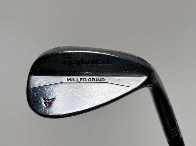 TaylorMade Milled Grind Satin Chrome Wedge 56* 12 Bounce SB-Grind Steel Mens RH