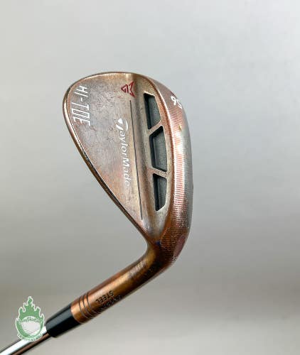 Right Handed TaylorMade Hi-Toe Raw Wedge 56*-10 Stiff Flex Steel Golf Club