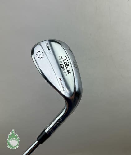 Right Handed Titleist Vokey SM6 K Grind Wedge 58*-12 Wedge Flex Steel Golf Club