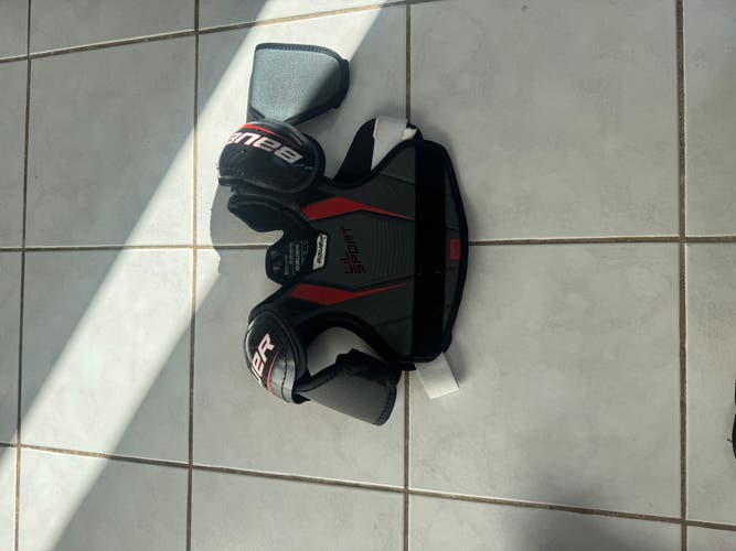Large Youth Bauer Lil Sport Shoulder Pads (New)