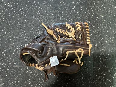 Used Mizuno GFN1200F2 BB/SB Glove RH Throw Brown 12" 10743-S000482212