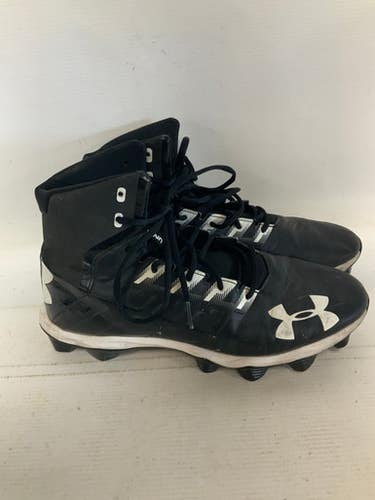 Used Under Armour Adult FB Cleats Black Senior 9.5 11823-S000038014