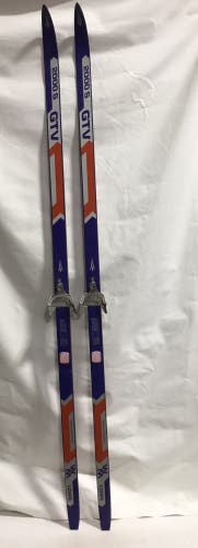 195 2000S GTV and New 75mm boots XC skis w/ 3 Pin binding - package deal