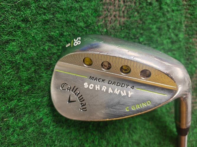 Callaway Mack Daddy 4 58 Degree Lob Wedge LW 58.08 C Grind Stiff Flex KBS 120