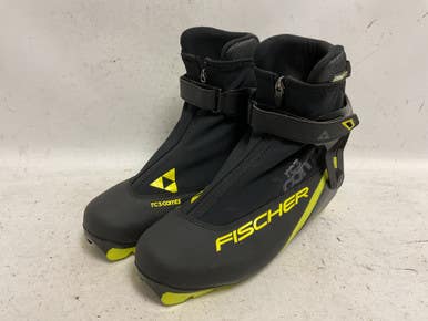 Used Fischer RC3 COMBI Mens NNN XC Ski Boots Black M 10 / W 10.5-11 11855-S000201223