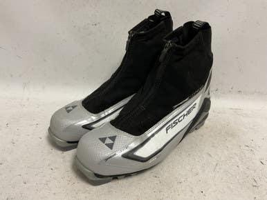 Used Fischer XC COMFORT Mens NNN XC Ski Boots Grey M 09.5 / W 09.5-10 11855-S000201224