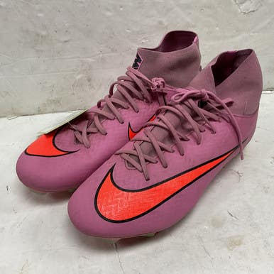 Used Nike Superfly 10 FQ1456-600 Soccer Cleats Pink Senior 8.5 11855-S000201209