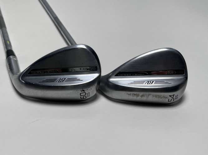 Titleist Vokey SM10 Tour Chrome Wedge Set 54* 10 60* 10 Vokey Wedge Steel RH