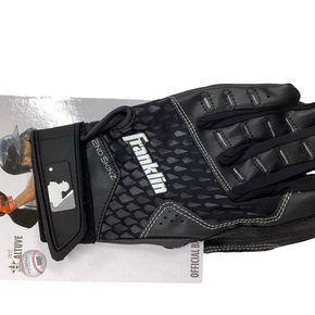 Used Franklin BB/SB Batting Gloves Black SM 11613-S000179481